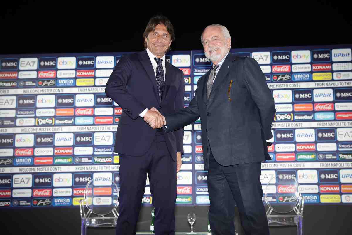 Mercato Napoli, ultima richiesta di Conte a De Laurentiis