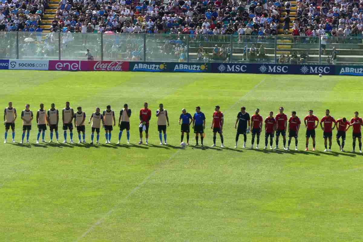 Napoli allenamento 