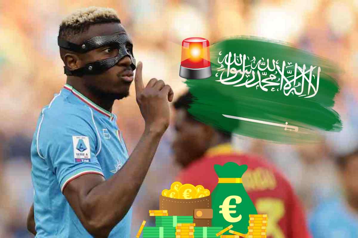 Osimhen si sta convincendo ad accettare l'offerta dall'Arabia Saudita