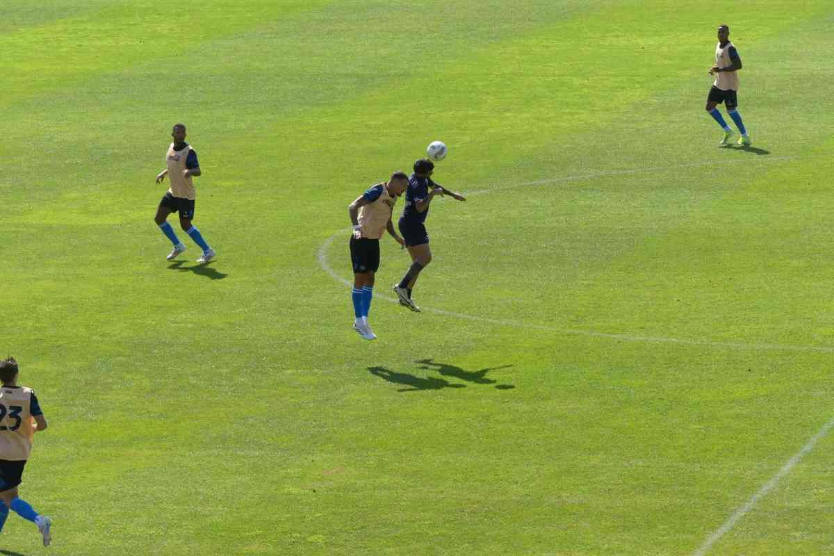 allenamento Napoli Cavese