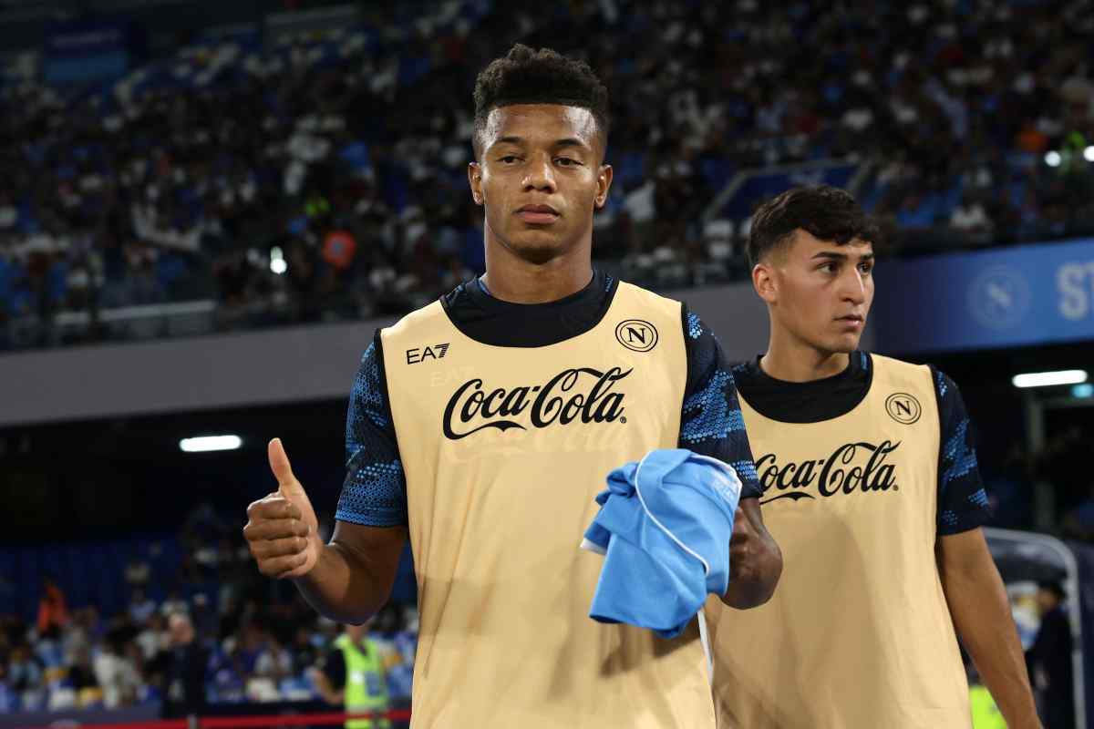 Napoli-Parma, David Neres in panchina