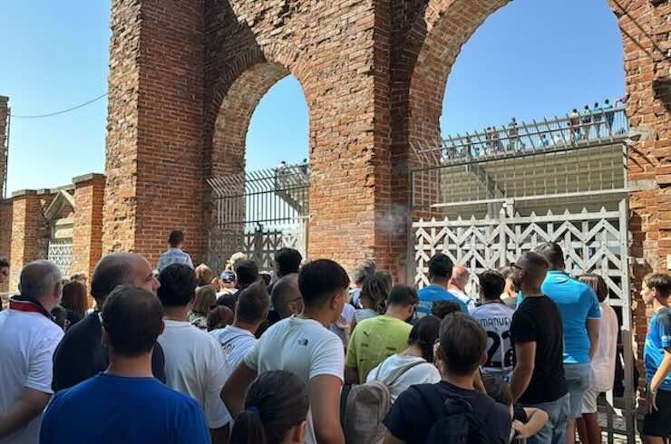 Problemi all'ingresso del Patini di Castel di Sangro