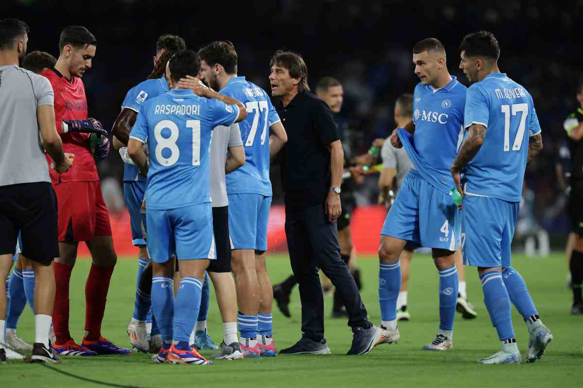 Conte ha preso delle decisioni importanti per la sfida di domani del suo Napoli contro il Palermo