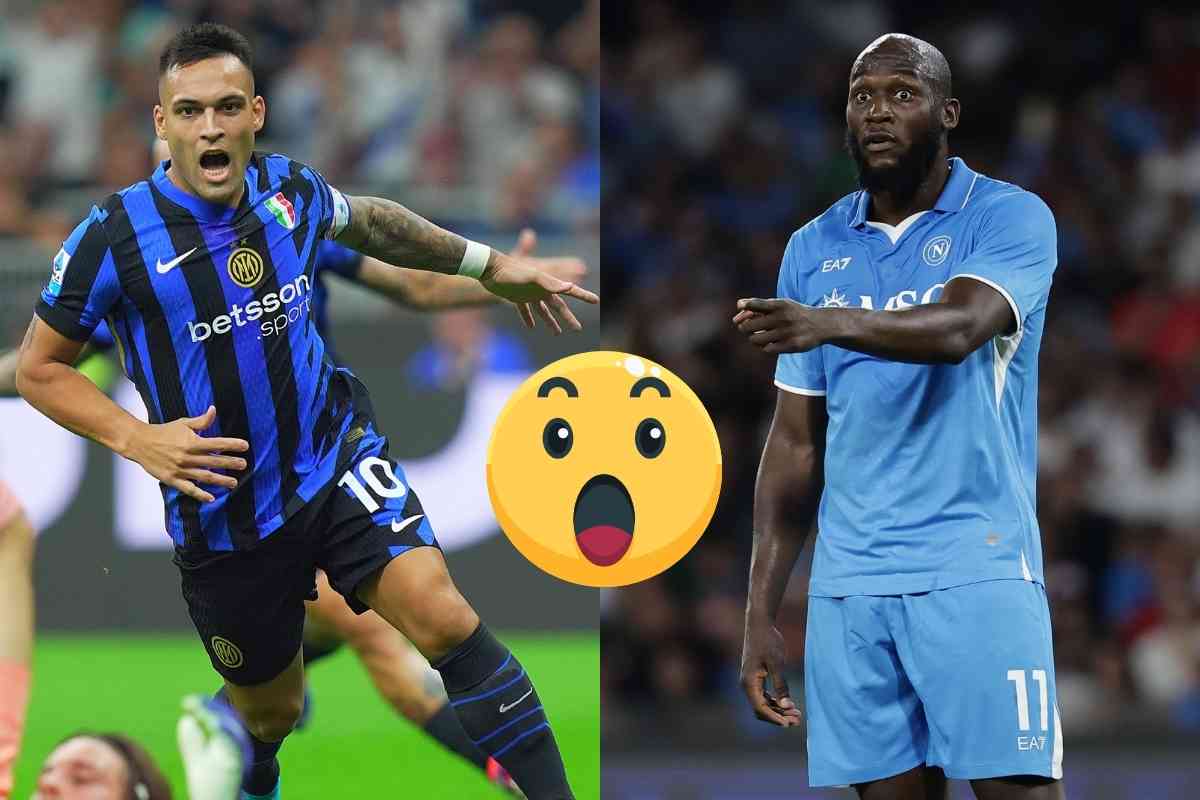 Lukaku e Lautaro Martinez, il paragone lascia senza parole i tifosi del Napoli