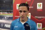 Intervista a Giacomo Raspadori dopo Napoli Palermo di Coppa Italia