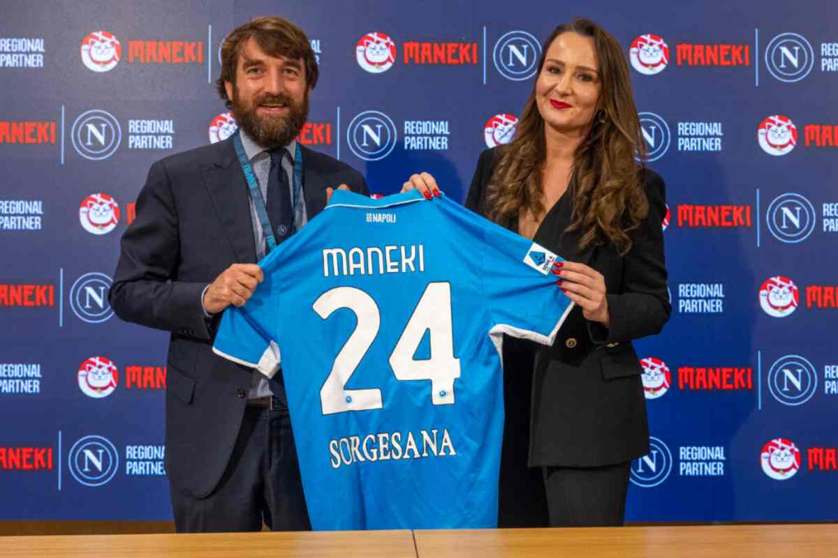 Nuova partnership tra il Napoli e Maneki