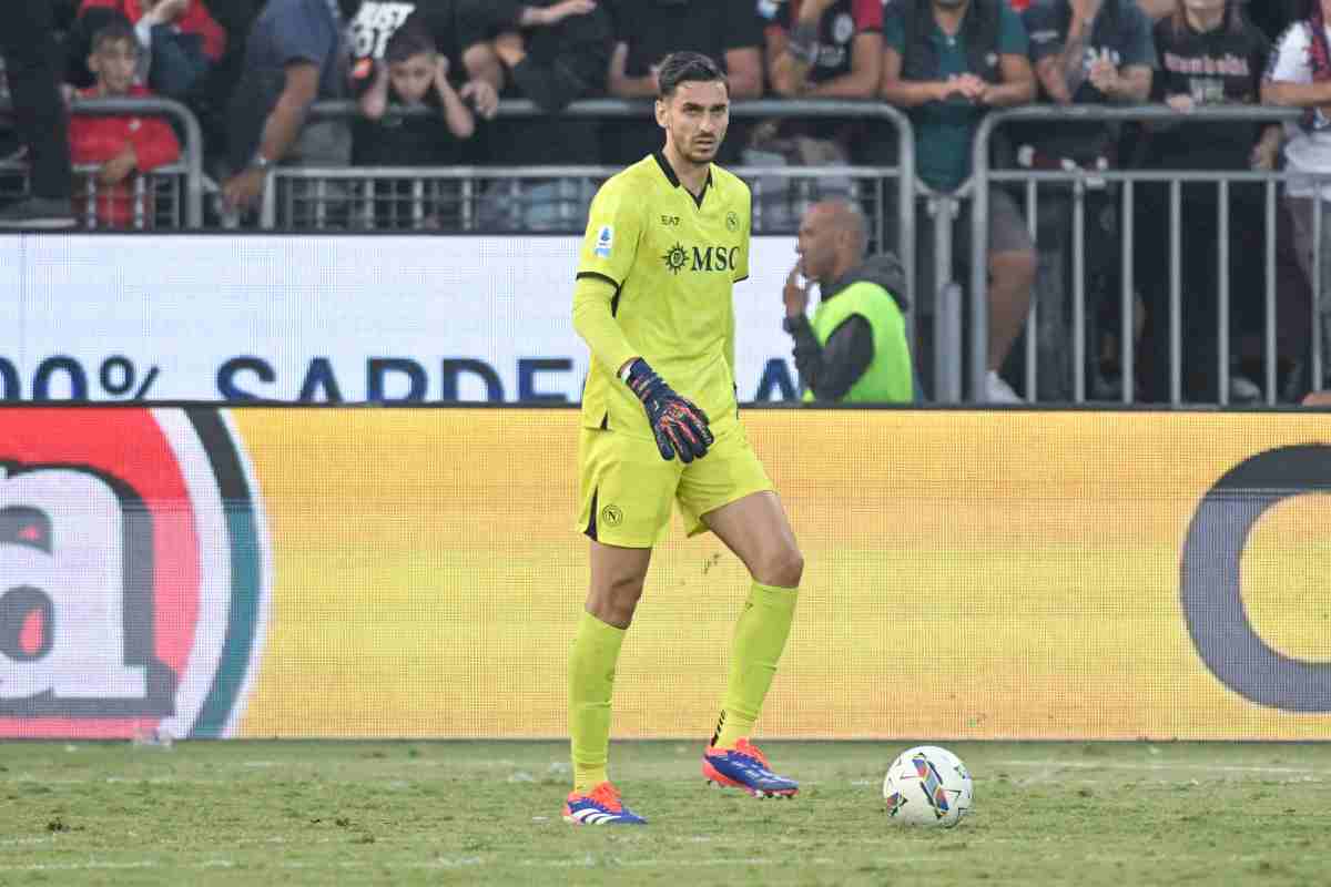 Cagliari-Napoli 0-4, Conte svela un retroscena su Meret