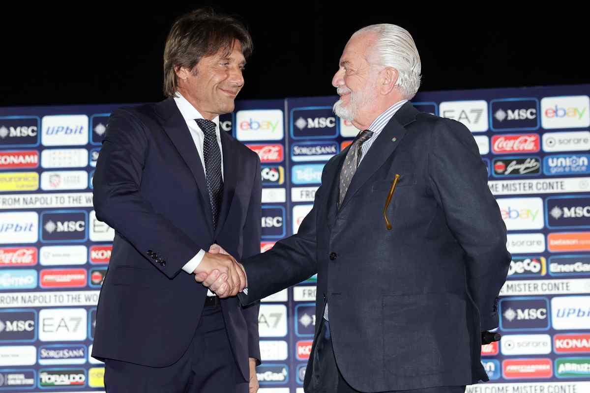 Aurelio De Laurentiis e Antonio Conte