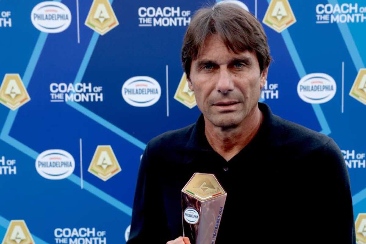 Antonio Conte parla nel post di Napoli - Como