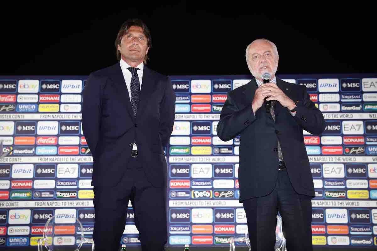 Conte e De Laurentiis a cena