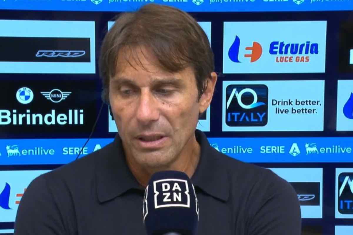 Conte non ci sta: “C’è una cosa del primo tempo che non mi è piaciuta”, poi il messaggio ai tifosi