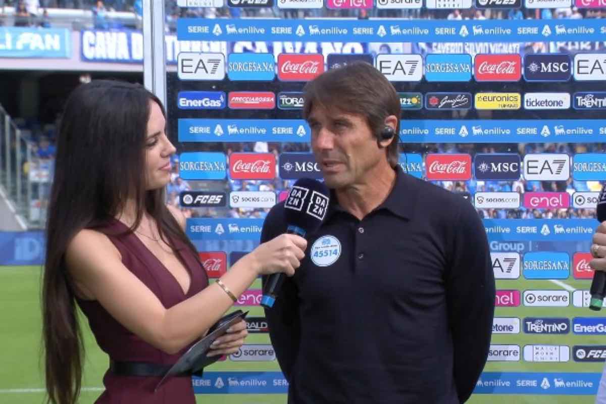 Napoli-Lecce, le parole di Conte