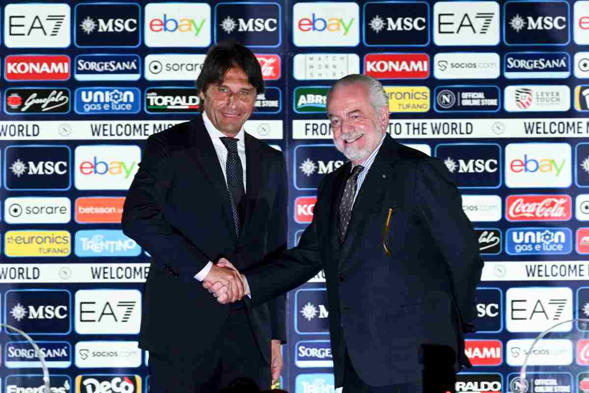 Conte con De Laurentiis 