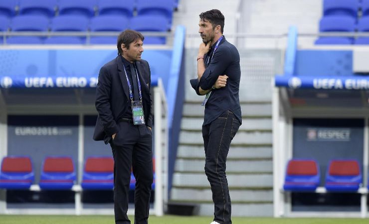 Antonio Conte e Gigi Buffon