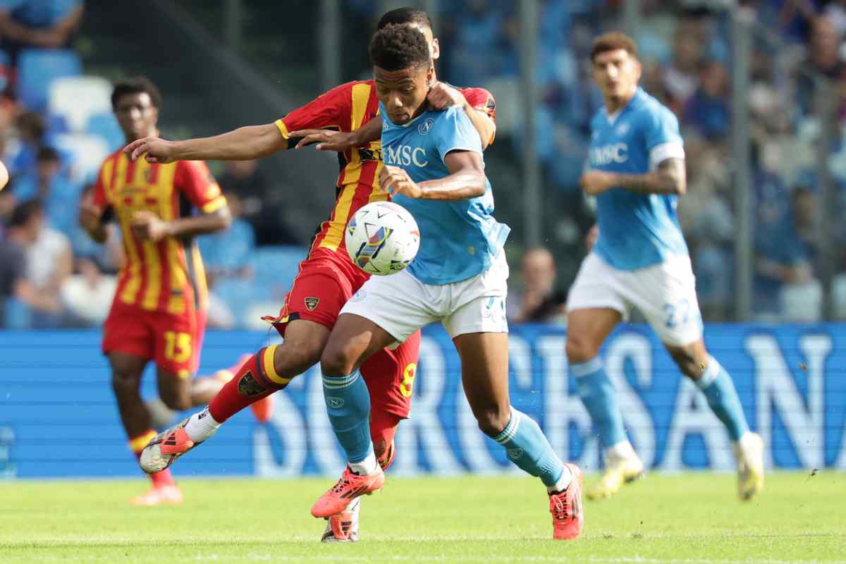 David Neres Napoli-Lecce