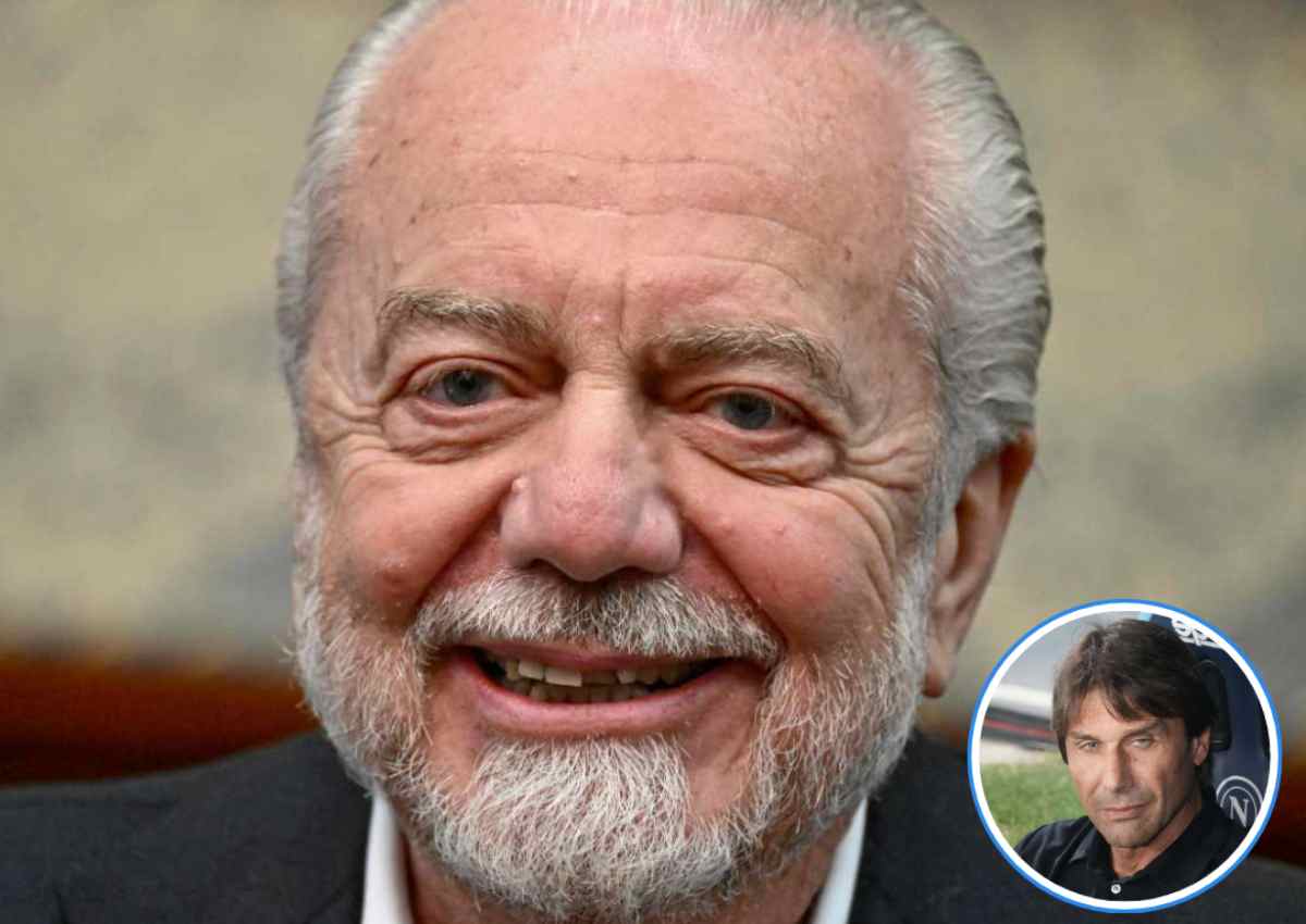 De Laurentiis esalta Conte: “Vi svelo cosa mi piace più di lui”