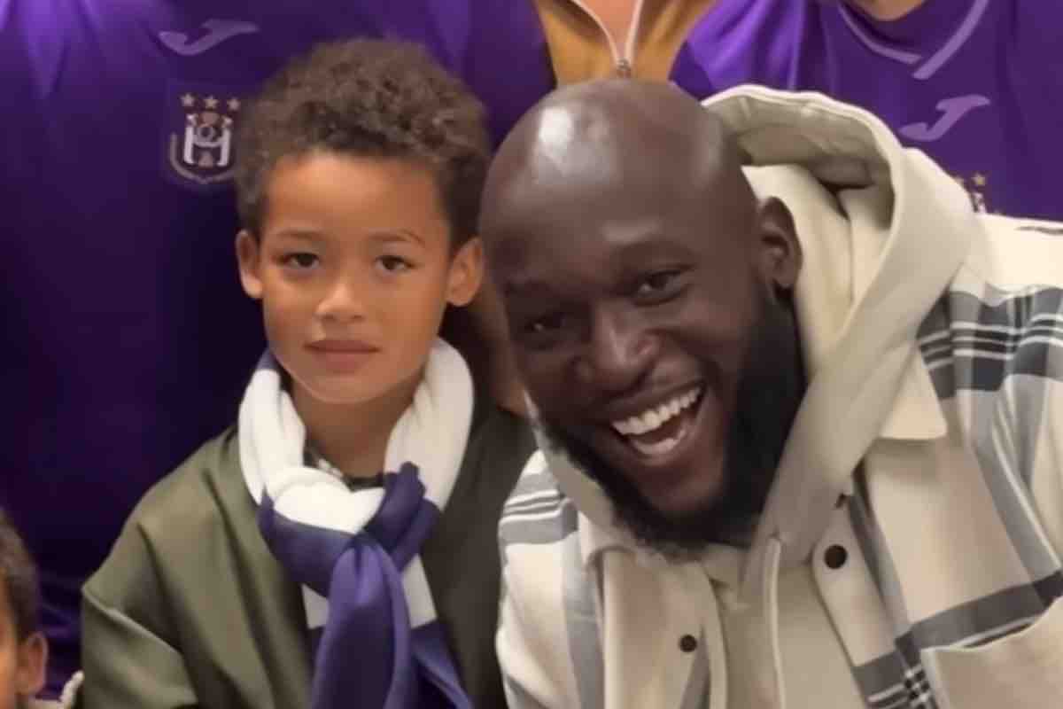 Lukaku fa visita all'Anderlecht