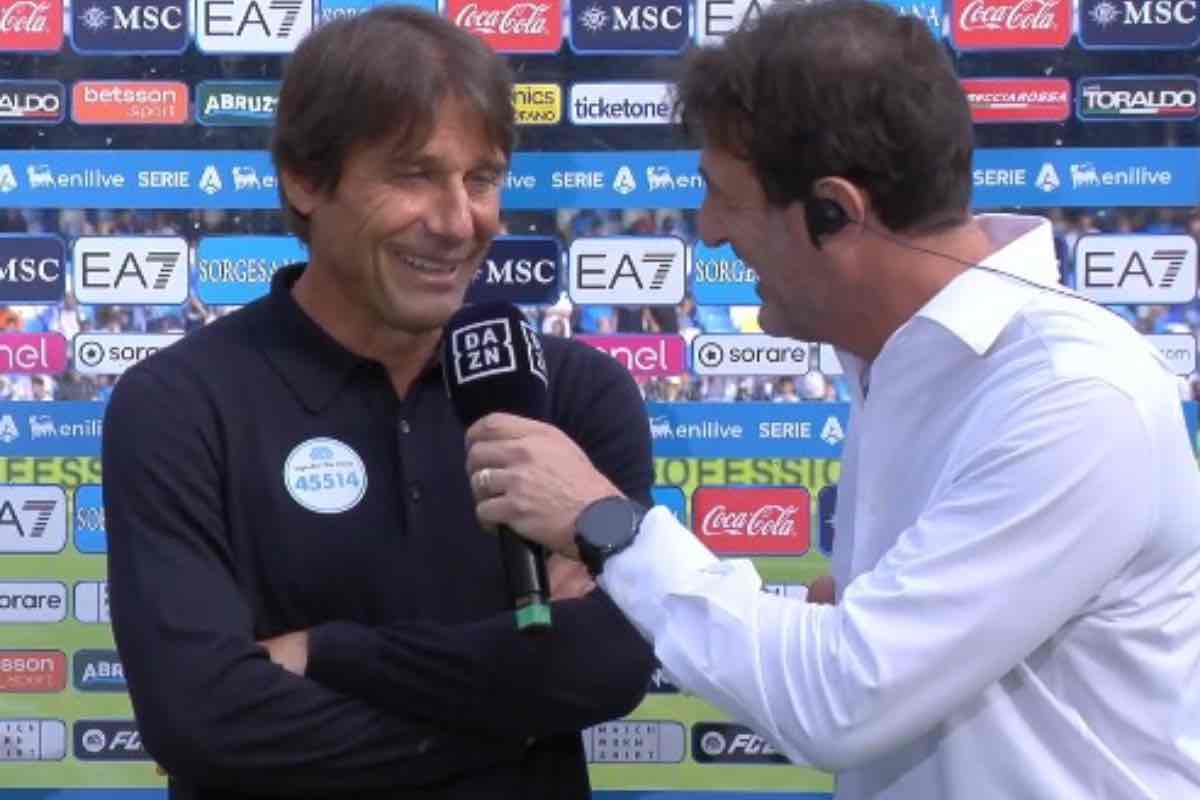 Napoli-Lecce, le parole di Conte 