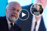 De Laurentiis a Roma per la sfida tra Italia e Belgio