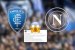 Empoli Napoli: fa discutere quanto denunciato dalla giornalista Italia Mele