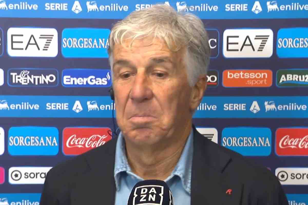 Gasperini nel post partita