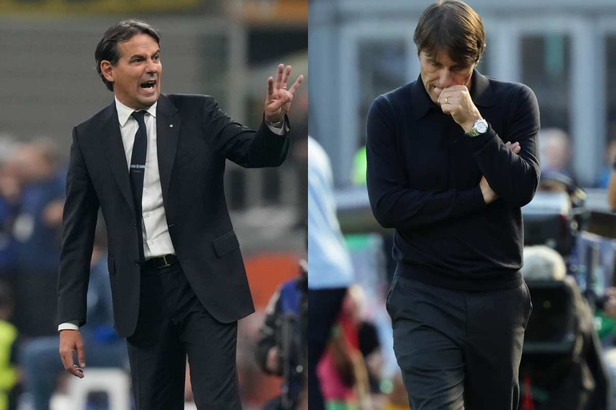 In foto Simone Inzaghi e Antonio Conte