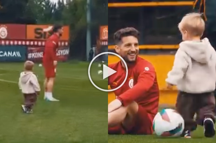 Dries e Ciro Mertens in campo insieme: le immagini sono commoventi – VIDEO