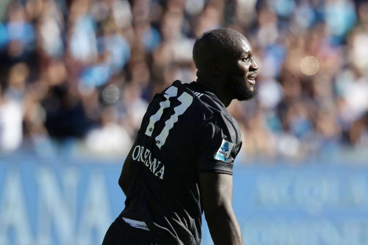 Romelu Lukaku durante Napoli-Atalanta