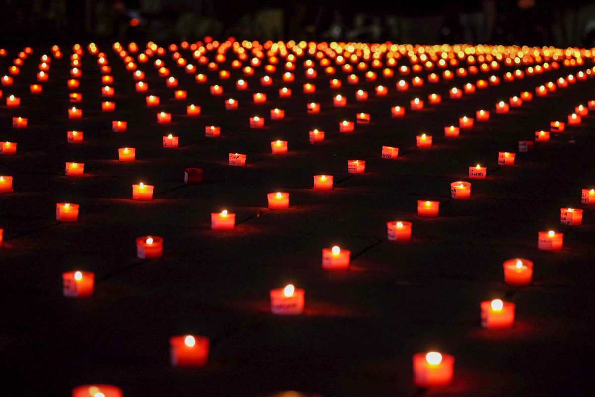 Candele accese 