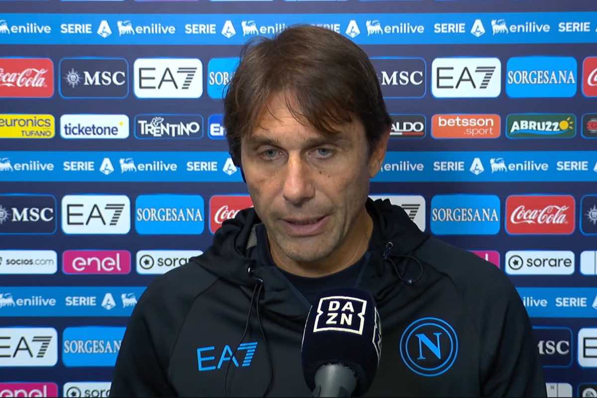 Conte dopo Napoli Lazio: “Abbiamo un difetto nel gioco”, poi le parole a sorpresa sulla prestazione