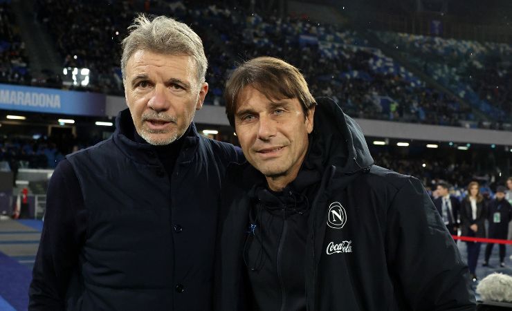 Baroni e Conte al Maradona 