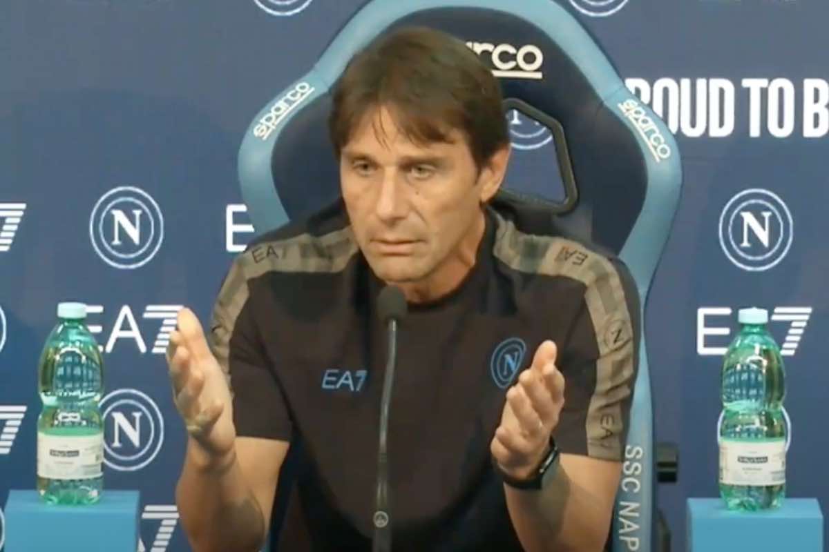 Lazio-Napoli, Conte parla in conferenza stampa