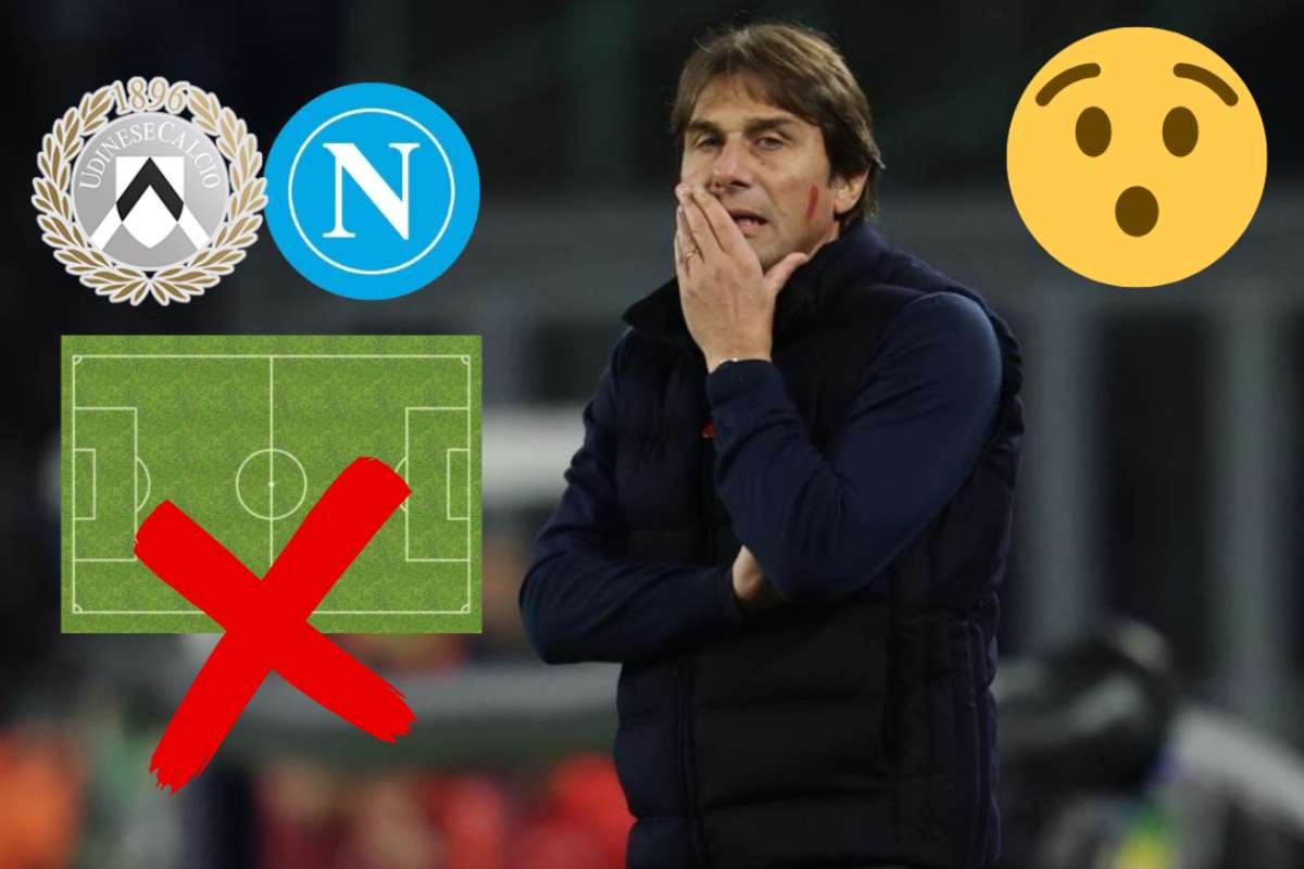 Conte pensa a dei cambi per la sfida tra Udinese e Napoli