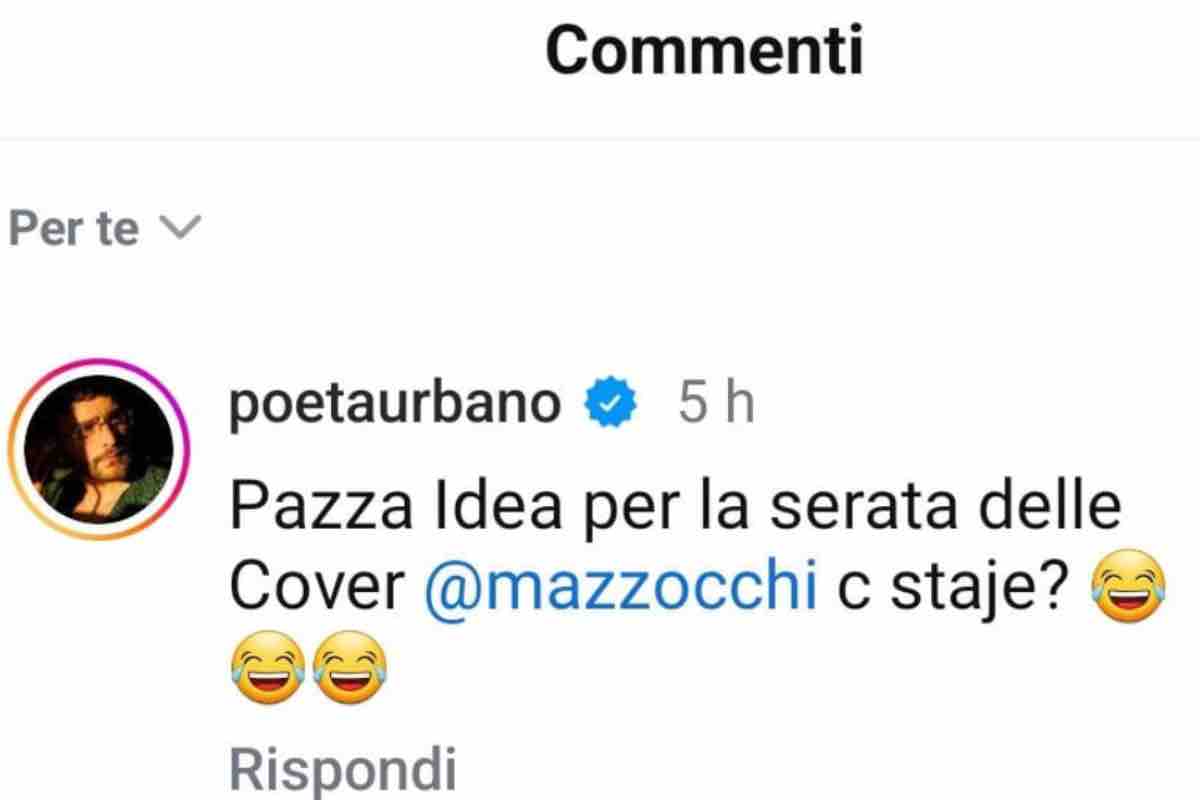 La proposta di Rocco Hunt a Mazzocchi