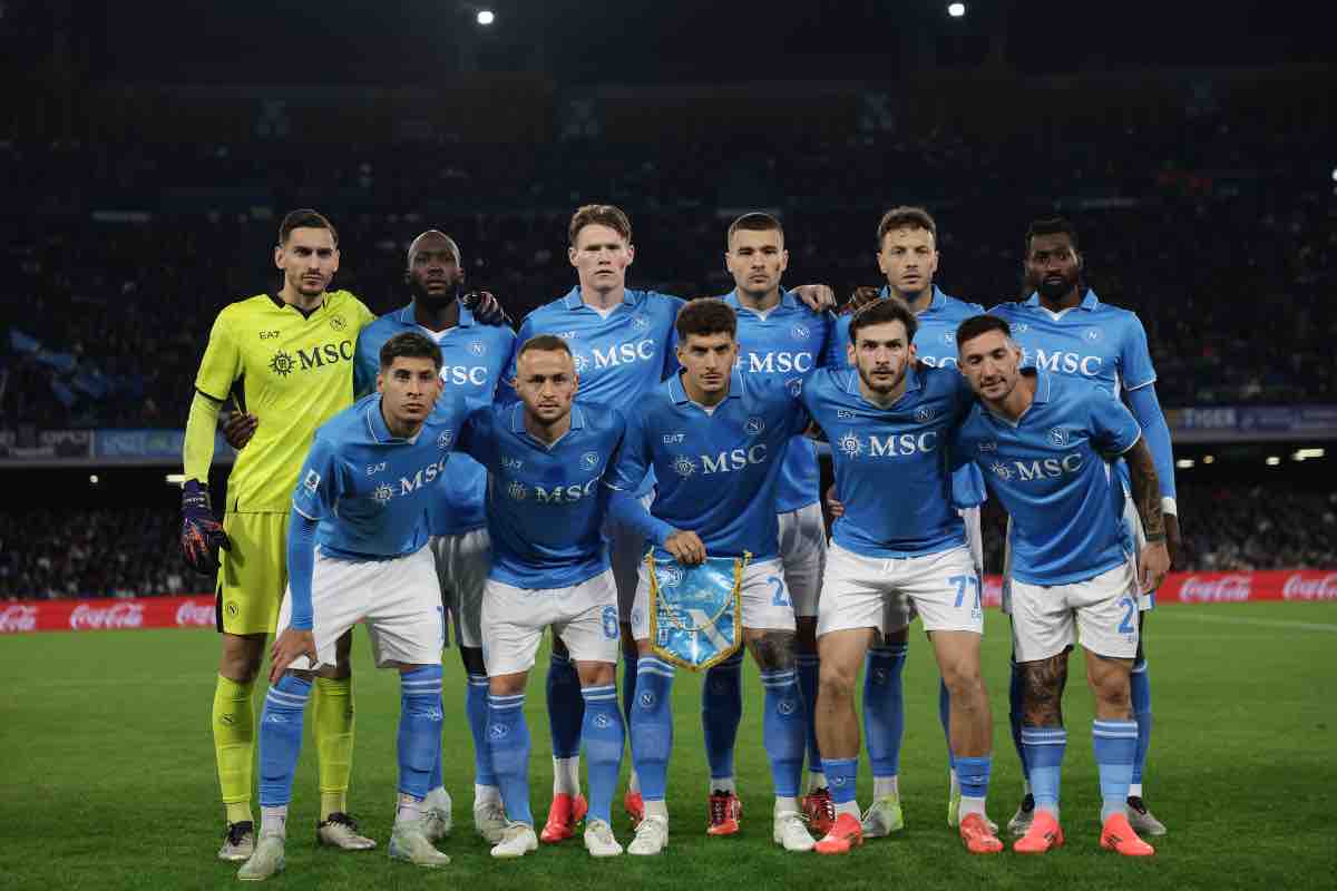 La formazione del Napoli 