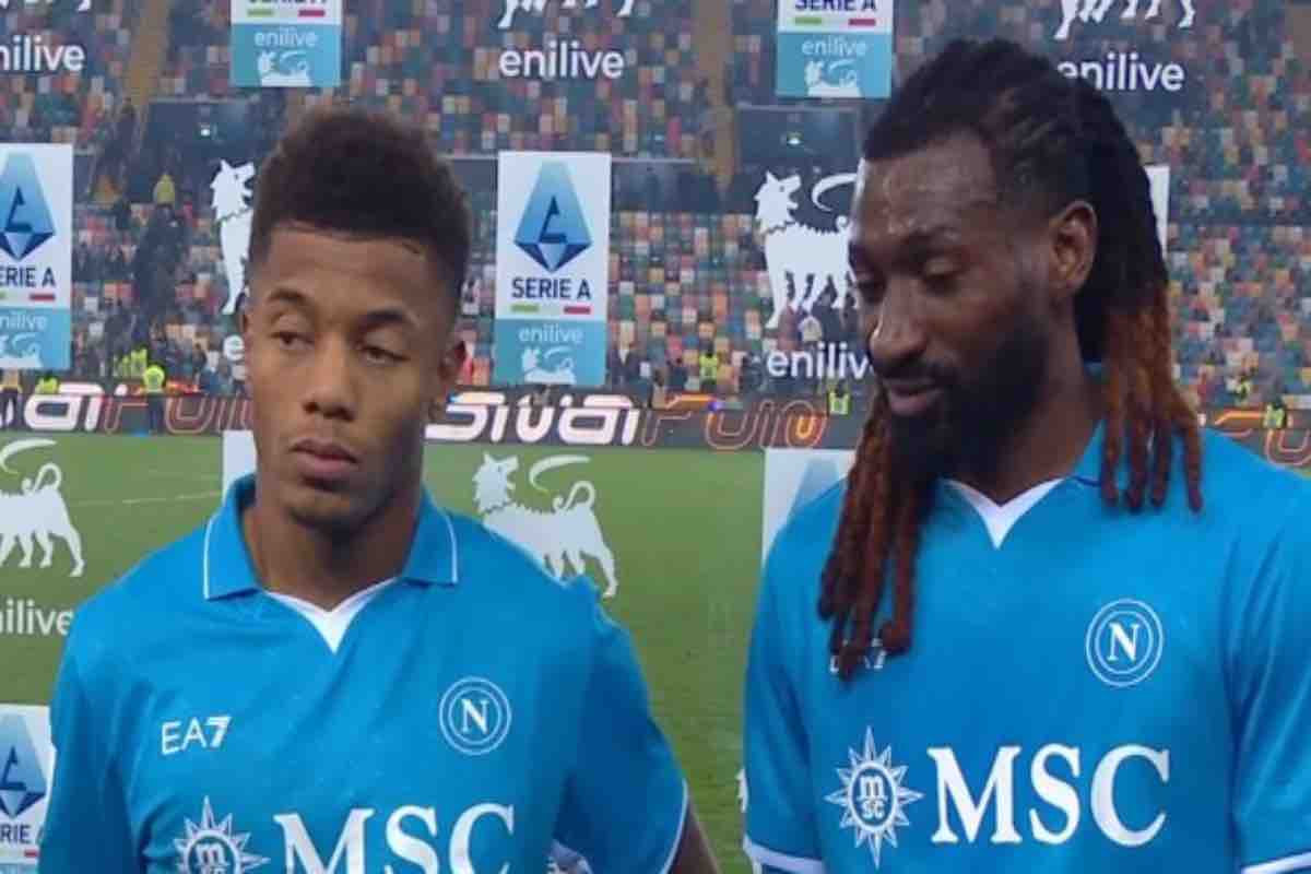 Neres e Anguissa a Dazn 