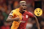 Osimhen esulta con la maglia del Galatasaray