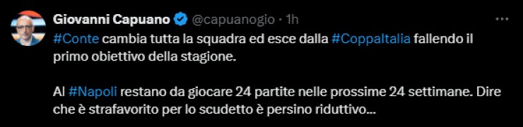 Il post di Giovanni Capuano