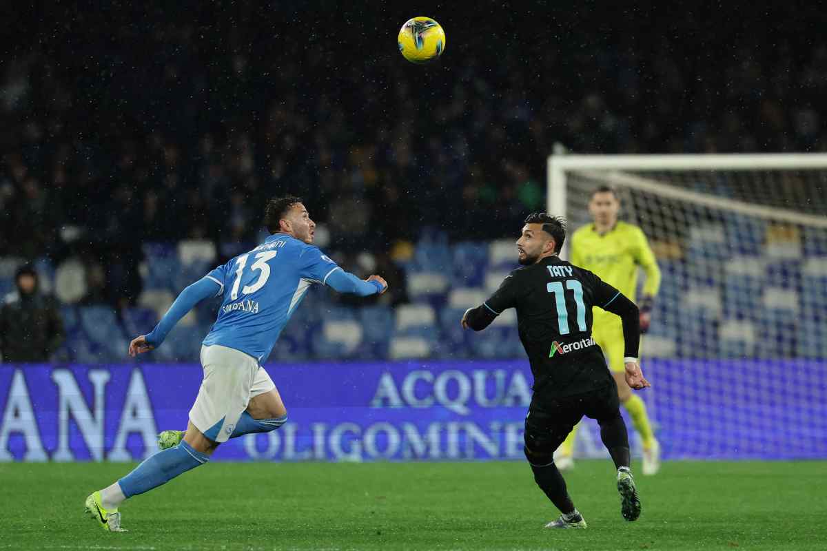 Napoli Lazio, Colombo estrae il rosso