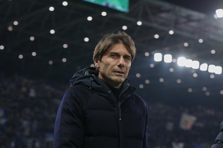 Antonio Conte in campo 