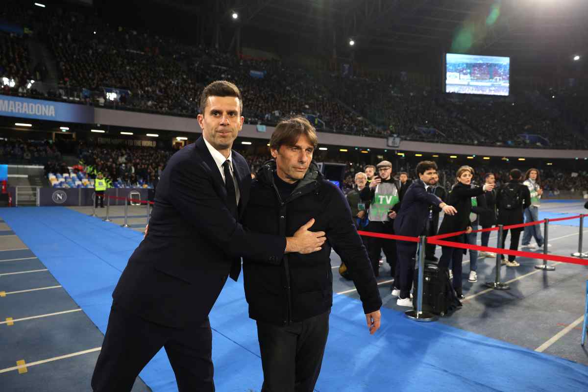 Thiago Motta con Conte