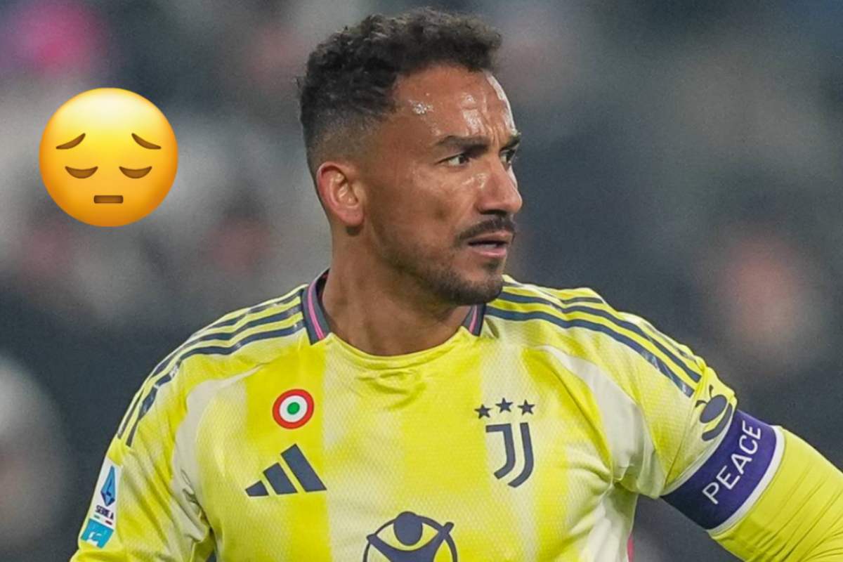 Danilo con la maglia gialla della Juventus