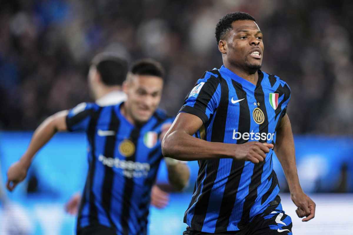 Supercoppa, l’Inter piega l’Atalanta con la doppietta di Dumfries