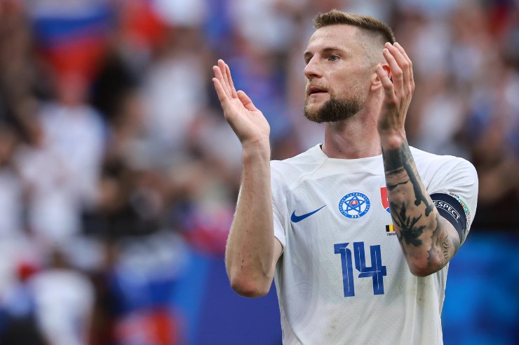 Milan Skriniar in maglia Slovacchia 