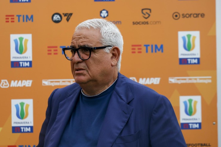 Pantaleo Corvino ad un evento della Serie A 