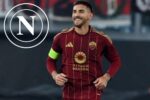 Lorenzo Pellegrini sorridente in maglia Roma