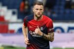 Skriniar in maglia PSG in campo