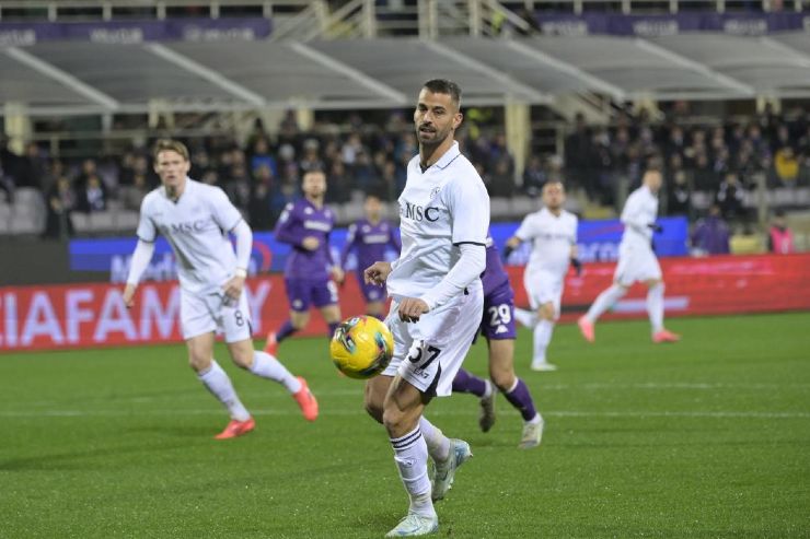 Leonardo Spinazzola in Fiorentina-Napoli