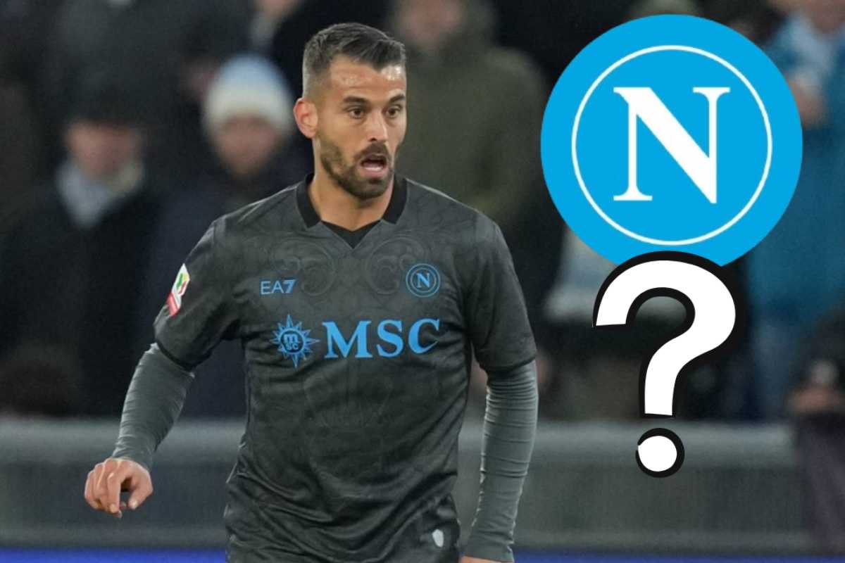 Leonardo Spinazzola in campo col Napoli