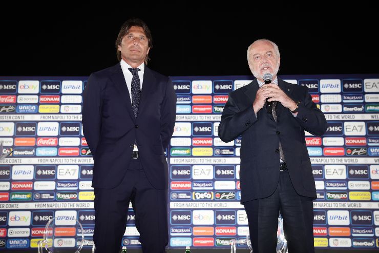 Antonio Conte e Aurelio De Laurentiis